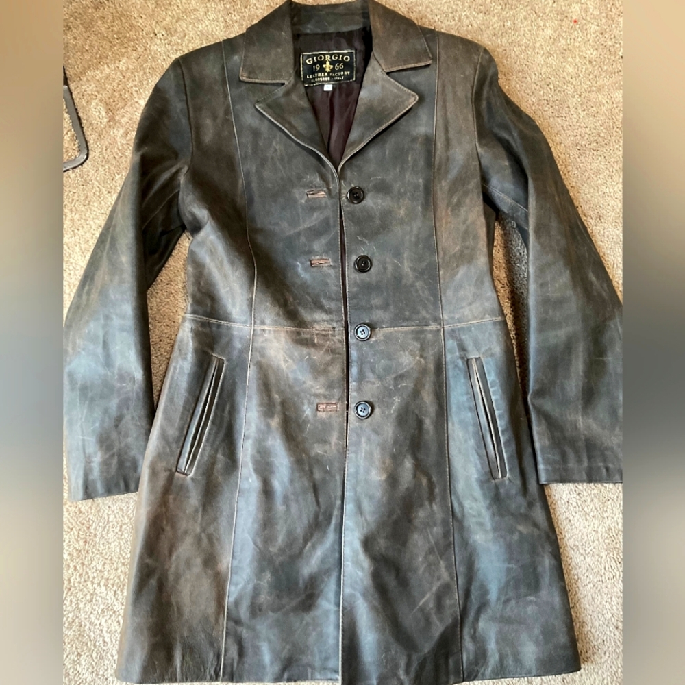 Giorgio 1966 Leather Factory Women's Rare Leather Jacket